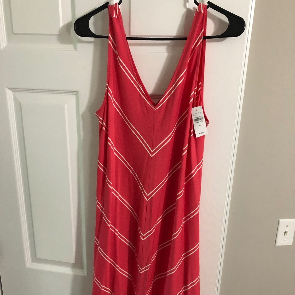 Loft pink swing dress